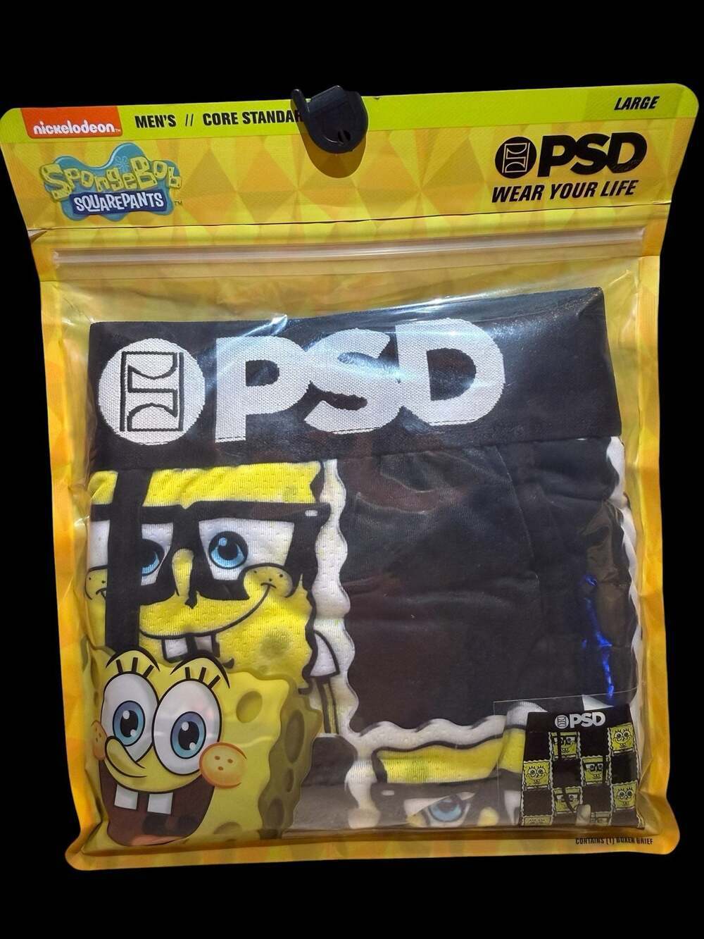 PSD SpongeBob SquarePants Check Men's Boxer Briefs